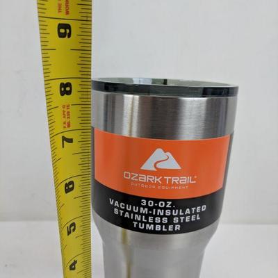Ozark Trail 30 OZ. Vacuum Insulated Stainless Steel Tumbler - New