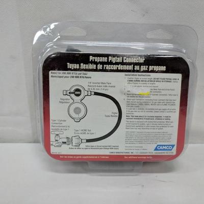Olympian Heavy Duty Propane Pigtail Connector - New