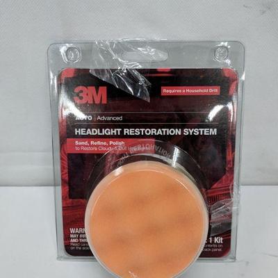 3M Auto Headlight Restoration System - New