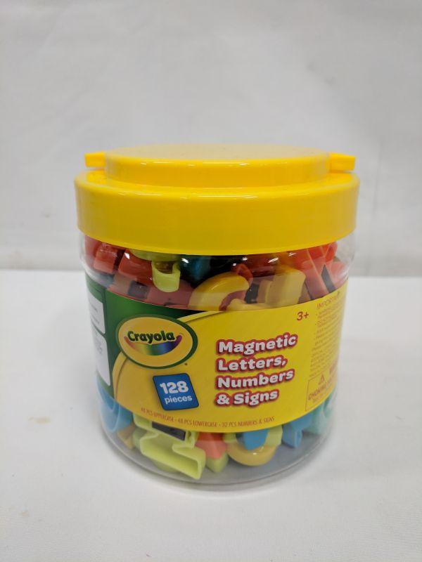 Crayola Magnetic Letters, Numbers, Signs 128 Pcs - New | EstateSales.org