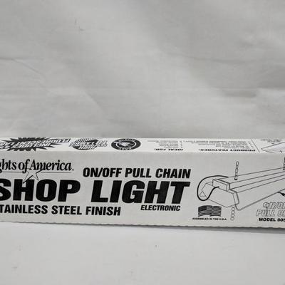4' Shop Light On/Off Pull Chain, Lights of America - New