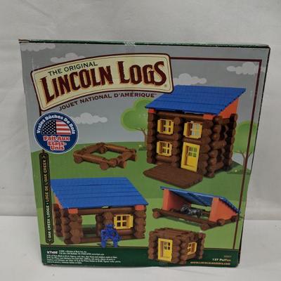 Lincoln Logs 137 Pcs - New