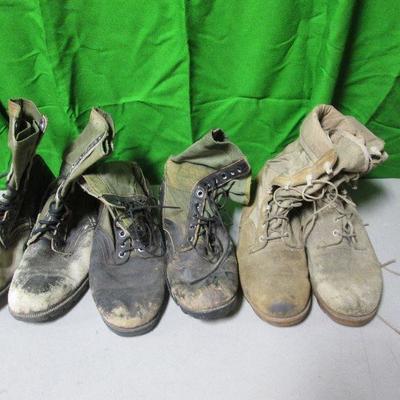 3 Pairs Of Boots - 12W - 12R - 10XW