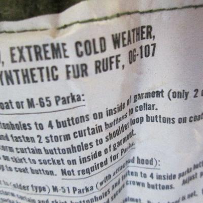 Item 141 - Liner, Extreme Cold Weather Parka