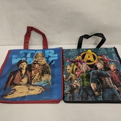 Star Wars and Avengers Bags - New