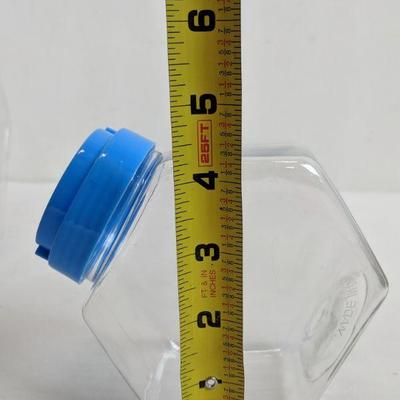 Clear Plastic Containers 4 Pack - New