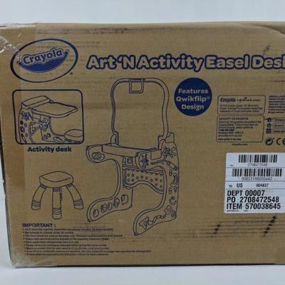 Crayola Art n Activity Easel Desk - New