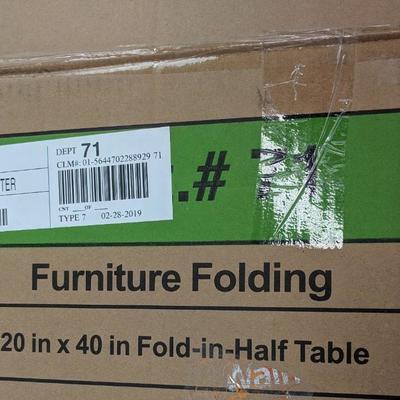 Furniture Folding Table 20 x 40 - New