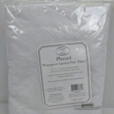 Playard Waterproof Quilted Pad - Fitted 27