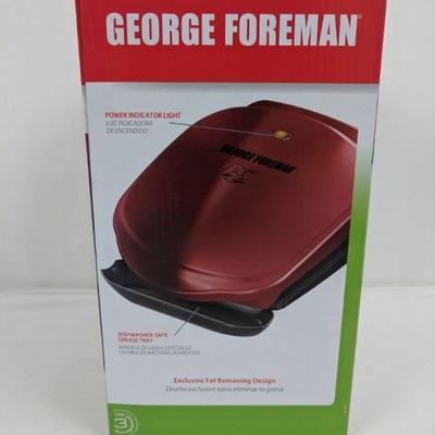 George Foreman 2 Serving Grill - New