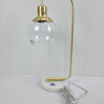 Better Homes & Gardens Marble Base Table Lamp, Brushed Brass - New, No Box