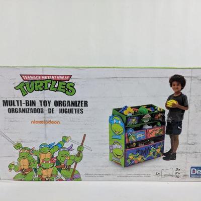 Teenage Mutant Ninja Turtles Multi-Bin Toy Organizer - New