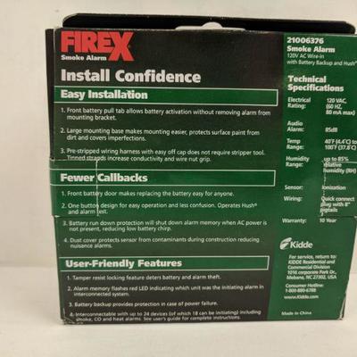 Kidde FireX Smoke Alarm - New