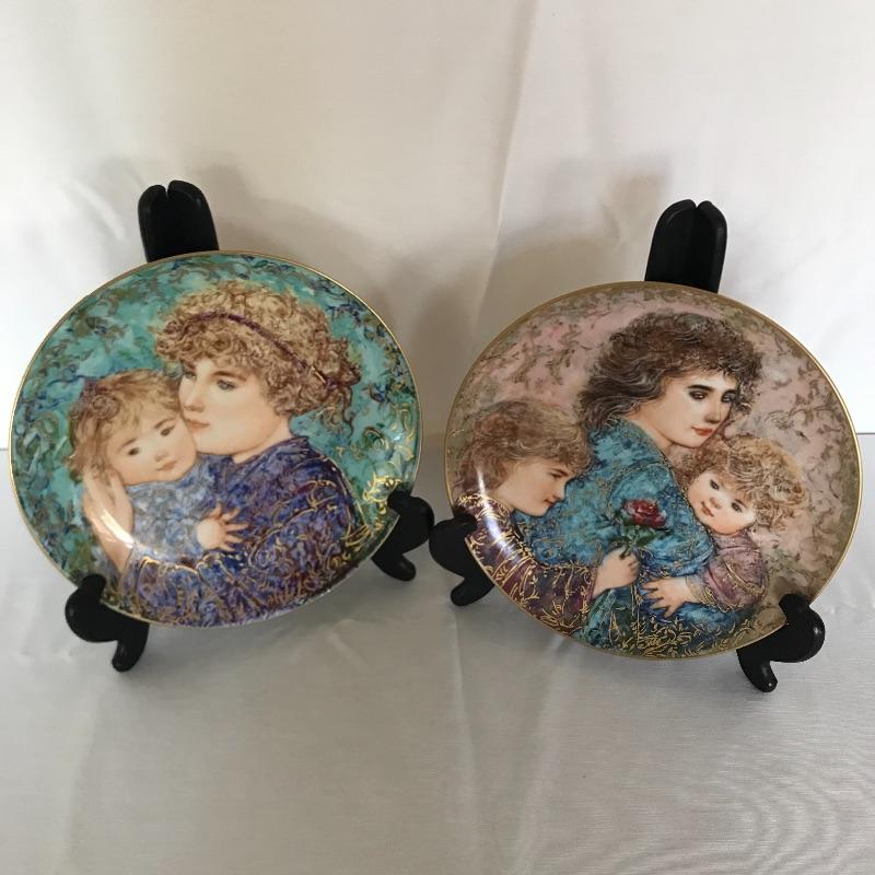 Lot 83 Edna Hibel Plates with COA