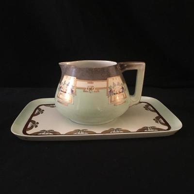 Lot 7 - Pitcher, Tray and Glass Bowl