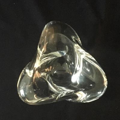 Lot 6 - St Louis Signed Crystal Bowl and Squirrel 