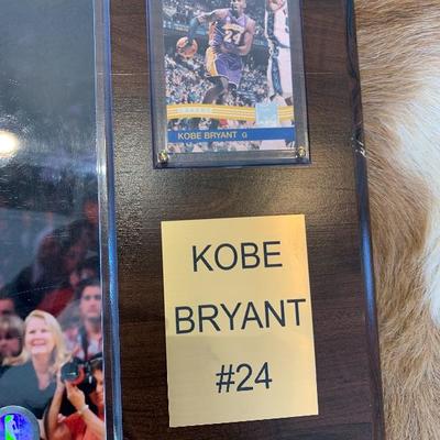 Kobe Bryant #24 Lakers Plaque