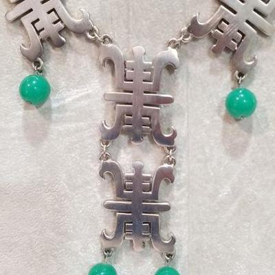 Vintage, signed Castlecliff large necklace