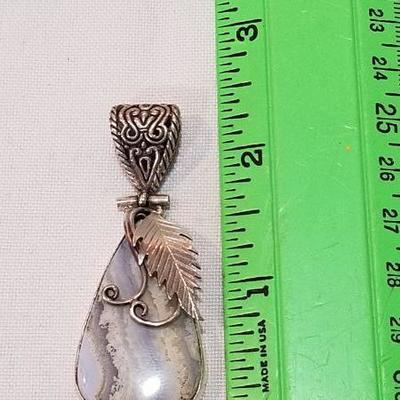 Large sterling pendant.