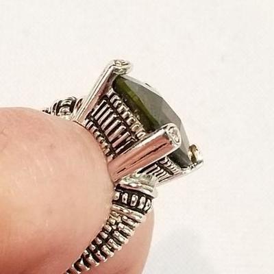 Sterling huge ring.