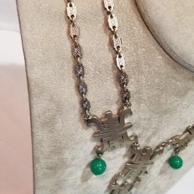 Vintage, signed Castlecliff large necklace