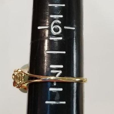 14k jade ring