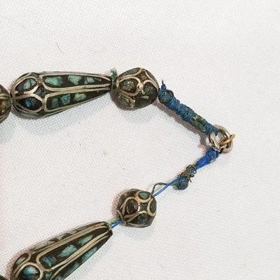 Vintage inlaid necklace