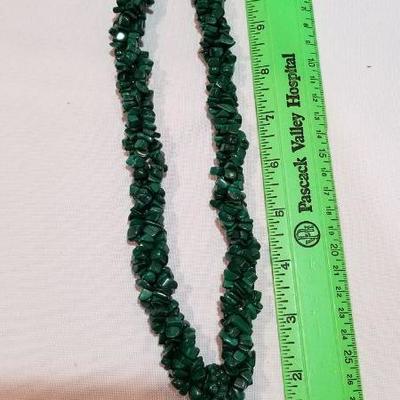 Twisted Malachite necklace