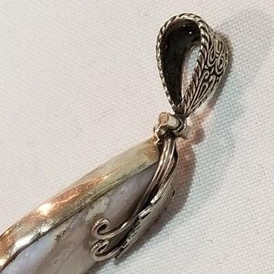 Large sterling pendant.