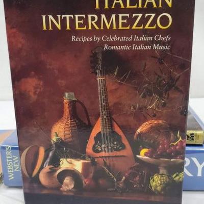 4 Books, Egypt Then & Now/Italian Intermezzo/Andrea Bocelli/Dictionary