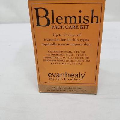 Blemish Face Care Kit, Expire 2017, Up to 14 Days Treatment for all Skin Types 