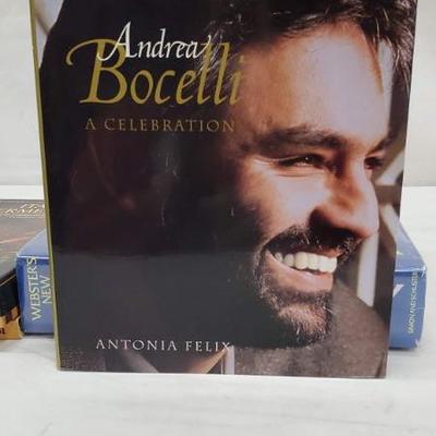 4 Books, Egypt Then & Now/Italian Intermezzo/Andrea Bocelli/Dictionary