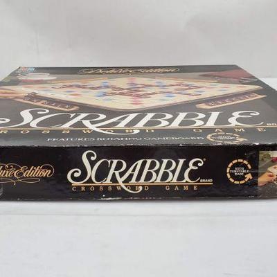 Deluxe Edition Scrabble, Ages 8+ to Adult