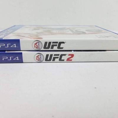 2 Playstation 4 Games: UFC & UFC 2 Games