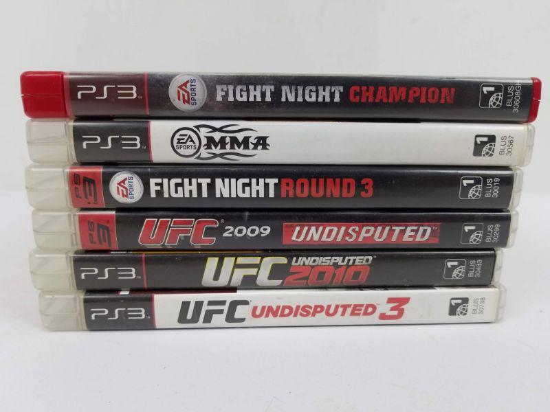 6 Playstation 3 Games: EA Sports Fight Night & UFC | EstateSales.org