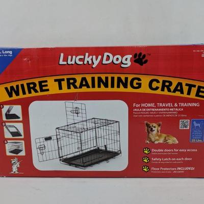 Lucky Dog Wire Training Crate 25 Lbs. - New 