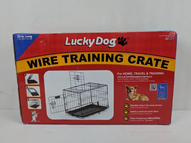 lucky dog wire training crate