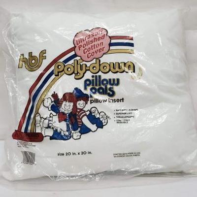20 x 20 Poly-Down Pillow Insert - New