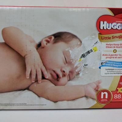 Huggies Little Snugglers, Newborn, 88 Ct - New