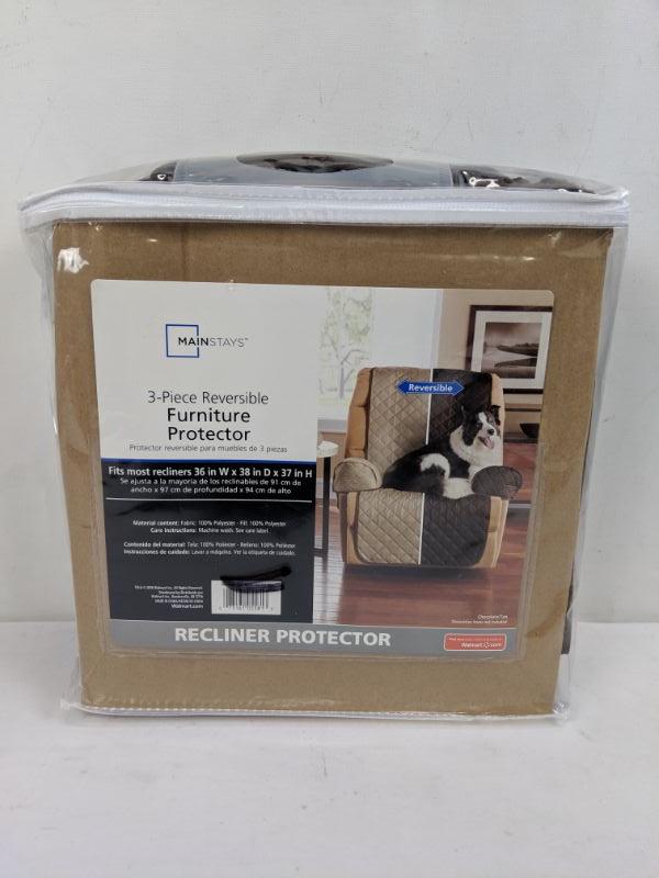 Mainstays 3 Pc Reversible Furniture Protector - New | EstateSales.org
