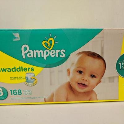 Pampers Swaddlers, Size 3, 168 Ct - New