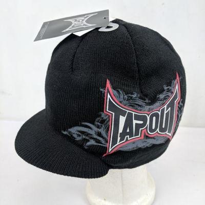 TapOut Black/Red Visor Beanie - New