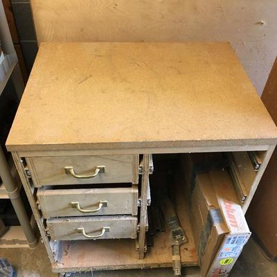 Lot 210 - Wooden Cart and More