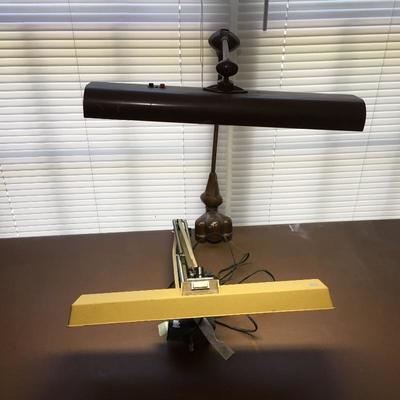 Lot 100 - Pair of Vintage Desk Lamps