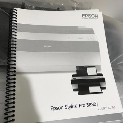 Lot 69 - Epson Stylus Pro 3880 and Ink Cartridges 