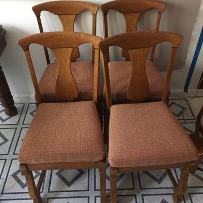 Lot 9 - Four Antique Chairs