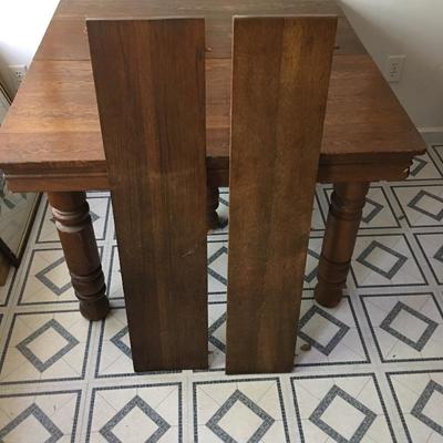 Lot 7 - Kitchen Table and Two Leaves