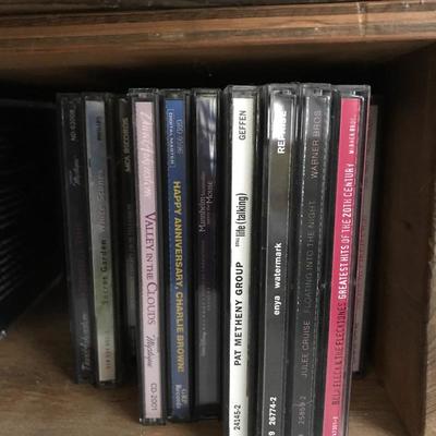 Lot 32 - Huge CD Collection with Wooden CD Holders