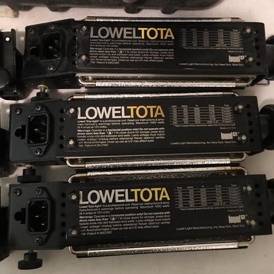 Lot 150 - Lowel Lights and Tri-Pods