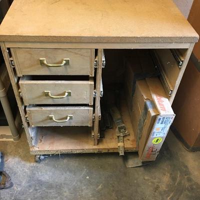 Lot 210 - Wooden Cart and More